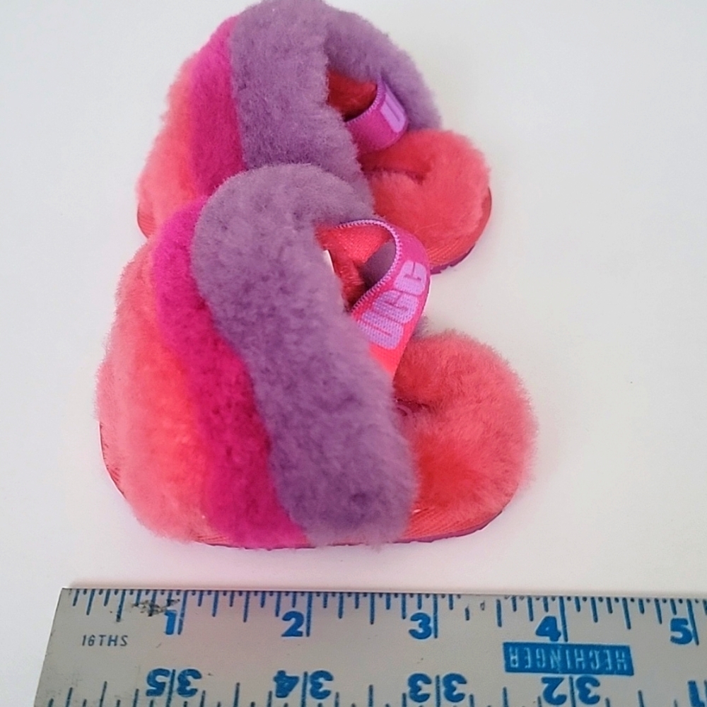 Colorful Fuzzy Slippers - Picture 2 of 4